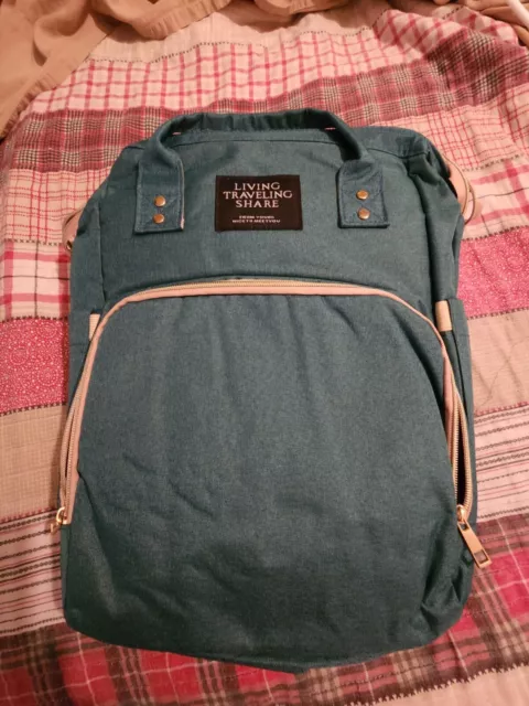 Living Traveling Share From Yours Nice To Meet You Diaper Backpack
