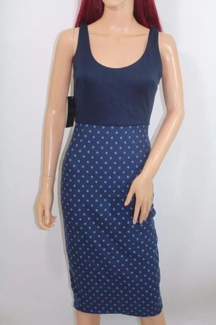 ZARA À POIS Robe Moulante Neuf Décontracté Taille M EUR 56,14