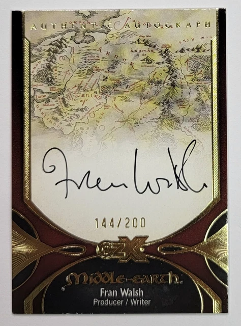 2022 Cryptozoic CZX Middle Earth Autograph FRAN WALSH Auto 144/200