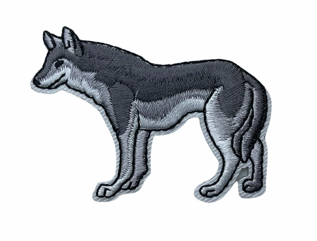 Wolf Gray Walking 2 inch Patch AVA4664 F6D33F