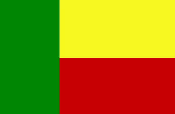 Aufkleber Benin Flagge Fahne 8 x 5 cm Autoaufkleber Sticker