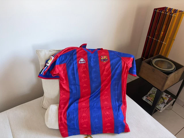 Maillot Vintage FC Barcelone Dugary #15, Kappa, 1997, Taille L, Homme, Occasion