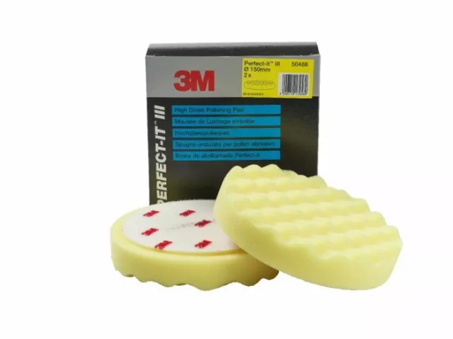 3M 50488 X1 Perfect-it III Yellow Polishing Compounding 150mm 1 Pad 1PC