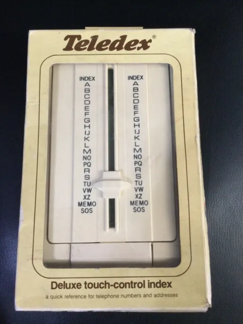 Retro Teledex New With Box