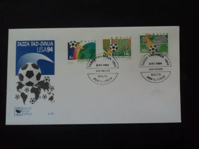 Malta FDC First day cover 1994 World Cup