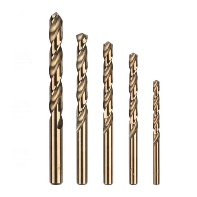 5pcs Mèche Perceuse Fer Pièces Set Outil Rotatif Co for Métal Acier 1mm-5mm
