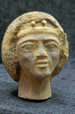 Ancient Egyptian Antiques Egyptian Wooden Head Queen Tiye Amarna Period Egypt BC