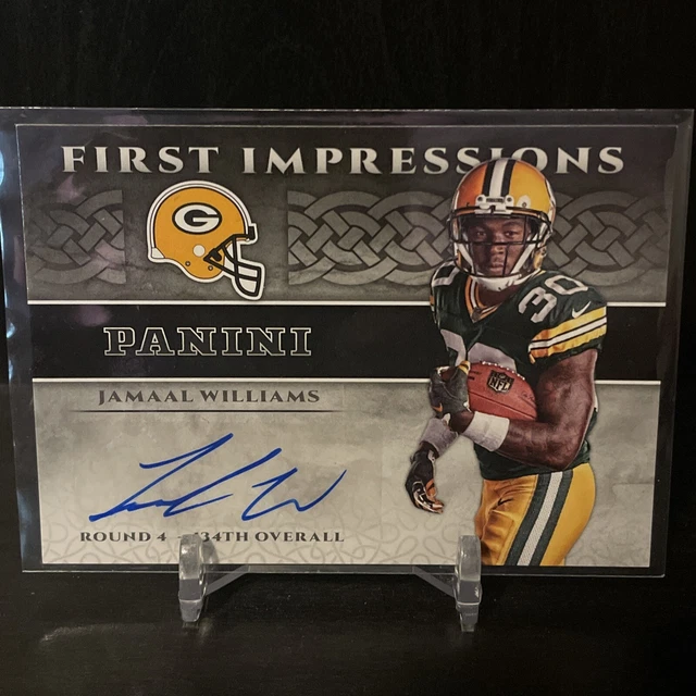 2017 Panini Jamaal Williams First Impressions Rookie Auto Autograph #FI-JA