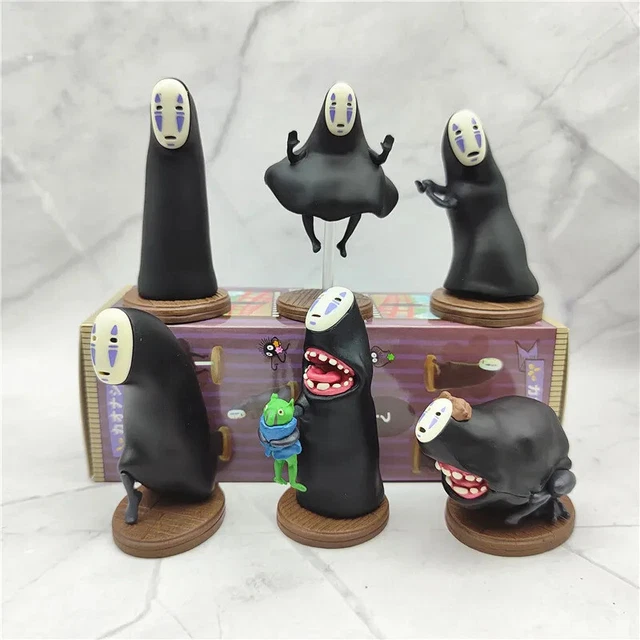 Veilleuse Homme Sans Visage Ghibli - Lampe Déco Résine Le Voyage De Chihiro, Cadeau Enfant Studio Miyazaki