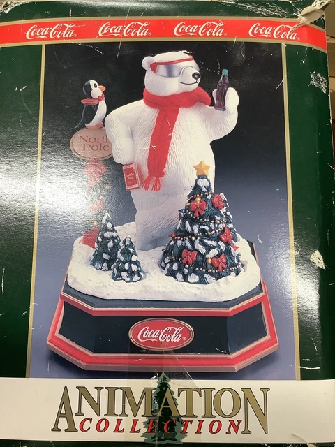 Vintage Coca-Cola Polar Bear “Always Cool” 1994 Christmas Animation Collection