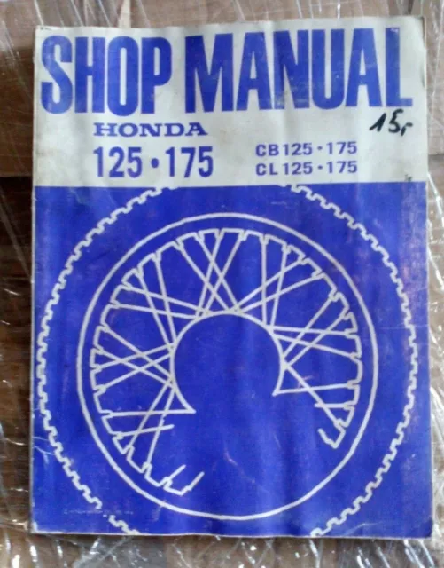 Reparaturanleitung Honda CB125 CB175 CL125 CL 175  Werkstatthandbuch ab 1974