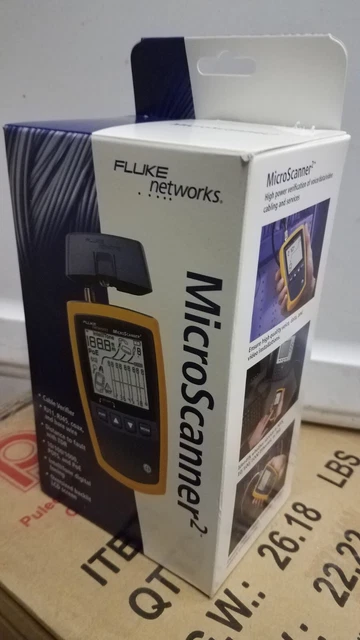 FLUKE NETWORKS MICROSCANNER2 Cable Verifier - RJ11 & RJ45 $634.39 ...