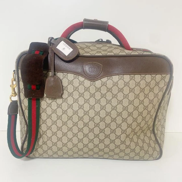 GUCCI GG Supreme Sherry Line Trunk Suit Case