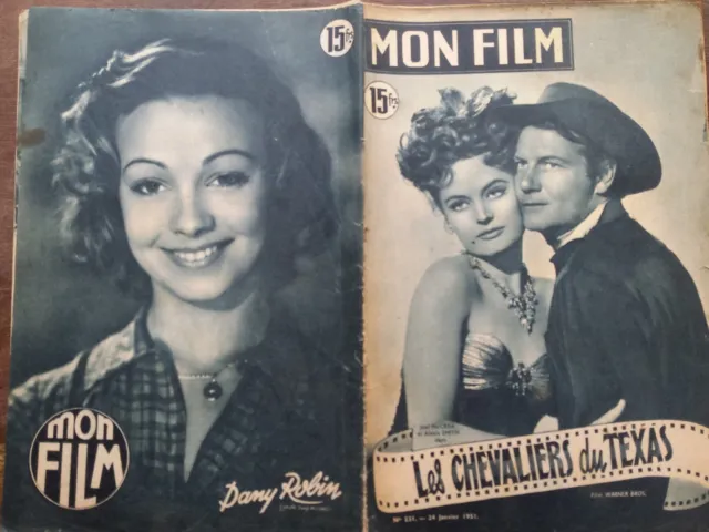 MON FILM 1951 N 231 " LES CHEVALIERS DU TEXAS "avec JOEL Mc CREA et ALEXIS SMITH