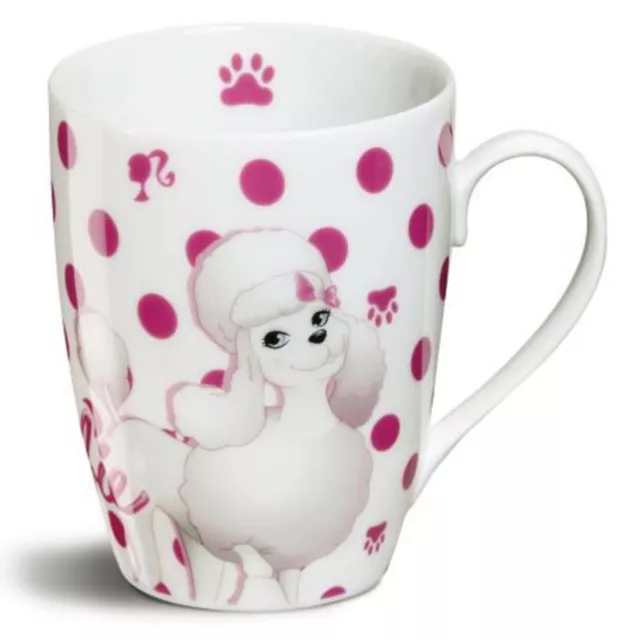 NICI 33993 Taza Barbie´S Caniche Lentejuelas 11,5 X 9CM Porcelana Taza de Café