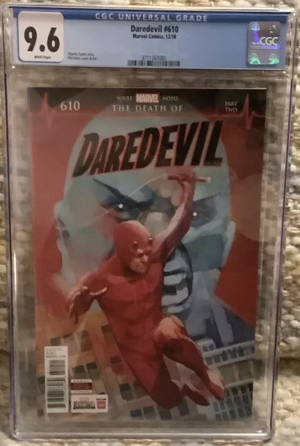 DAREDEVIL #610- 1st APPEARANCE of VIGIL - CGC 9.6 1st PRINTING (2019) KINGPIN...