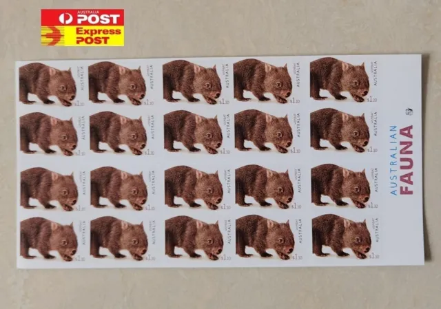20 x $1.10 Self Adhesive Postage Stamps Australia Post BRAND NEW $22 Value