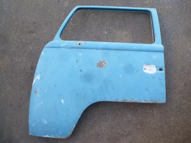 vw volkswagen bay T2 camper van front cab door early n/s passenger blue