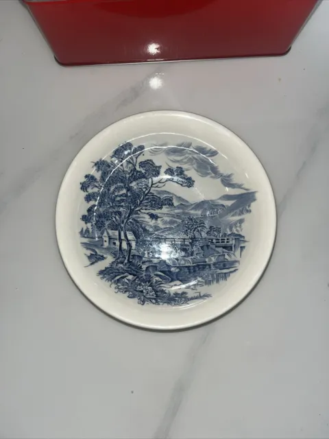 WEDGWOOD Countryside Blue Enoch Vintage 6.5 Inch Cereal Bowl