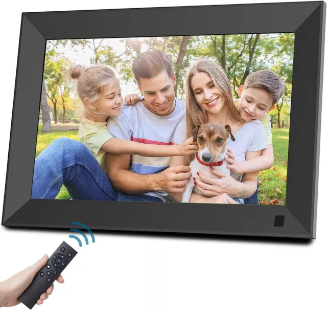 Aorpdd Digital Photo Frame, 10.1 Inch HD IPS Screen Digital Picture Frame, Remot