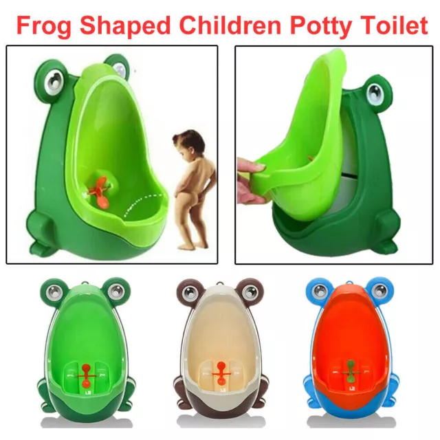 Cute Frog Potty Toilet Training Urinal for Kids Baby Boys Pee Trainer Bathroom