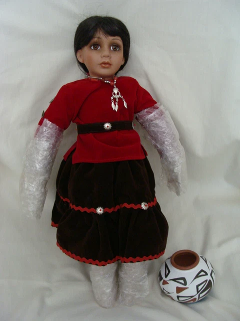 Heritage Signature Collection - Navaho Porcelain Doll "Anaba" - New in Box
