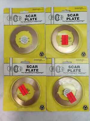 4 Don Jo Scar Plate Solid Bronze SP-135-10 Changes 2 3/8” to 2 3/4” Backset