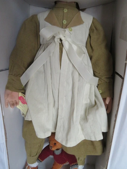 Elite Dolls "JOSINE" Artist Margot Notzel 28" Tall Bisque/Cloth Doll /w BEAR COA 3