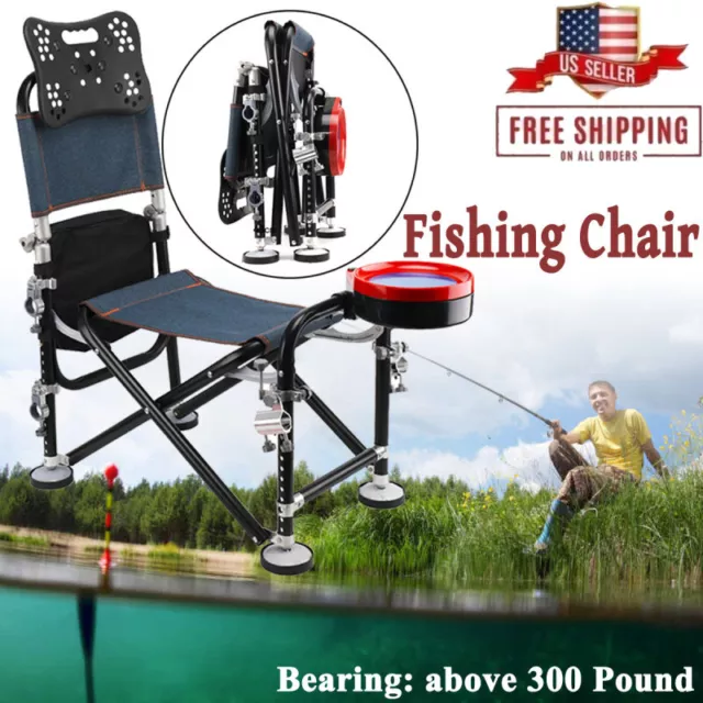 Fishing Chair With Rod Holder FOR SALE! - PicClick