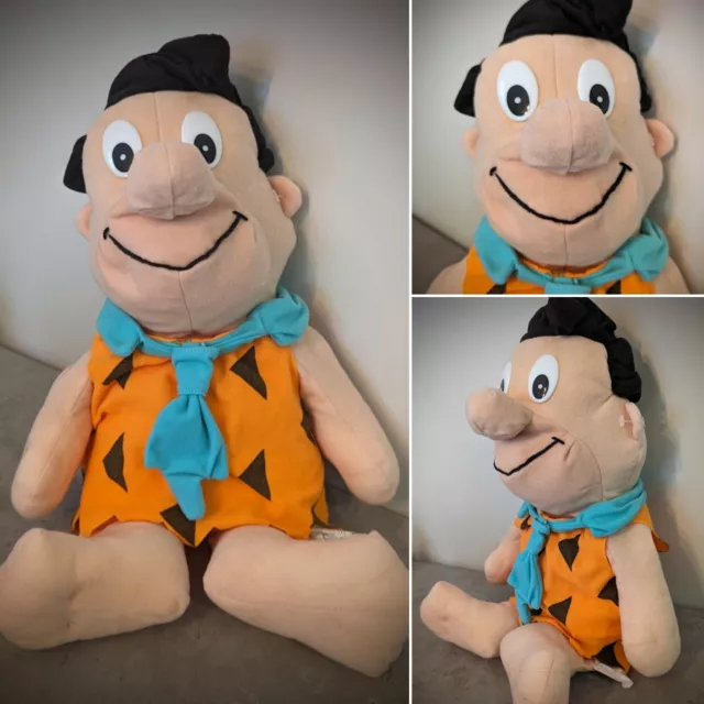 Vintage The Flintstones Fred Flintstone Plush Soft Toy Play-By-Play 1993 RARE