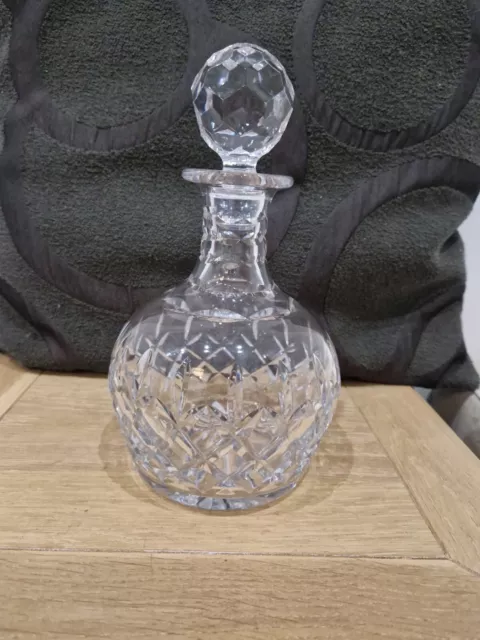 Royal DOULTON Cut Crystal Wine Decanter - 24cm Tall