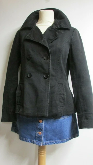 Manteau Femme Pimkie Taille 40 Noir - Occasion En Très Bon état, Doublure Polyester