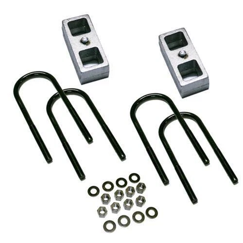 Superlift Lift Blocks/U-Bolts Cast Iron 2" Lift Rear Chevy Pickup RWD/4WD Kit