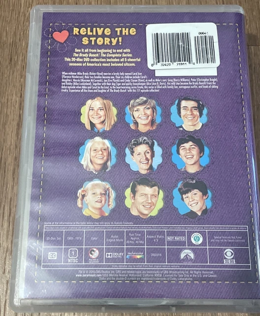 THE BRADY BUNCH The Complete Series Seasons 1-5 (DVD, 2015, 20-Disc Set ...
