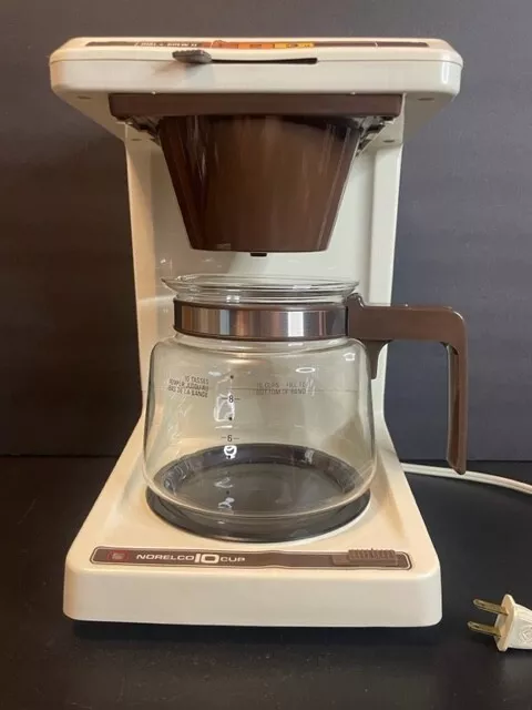 Vintage Norelco Automatic Shut Off 10 Cup Coffee Maker C164e