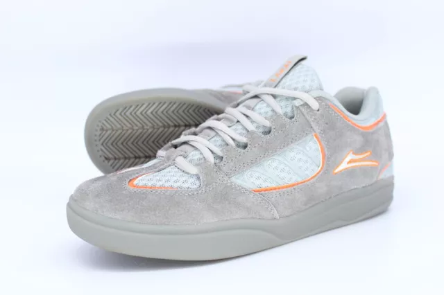 Lakai Footwear Carroll Sneaker Grey Orange Suede Us 7 Eur 40