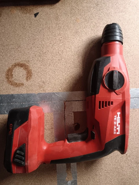 HILTI TE 2A 24 volt SDS Cordless Hammer Drill 2 x Battery Charger