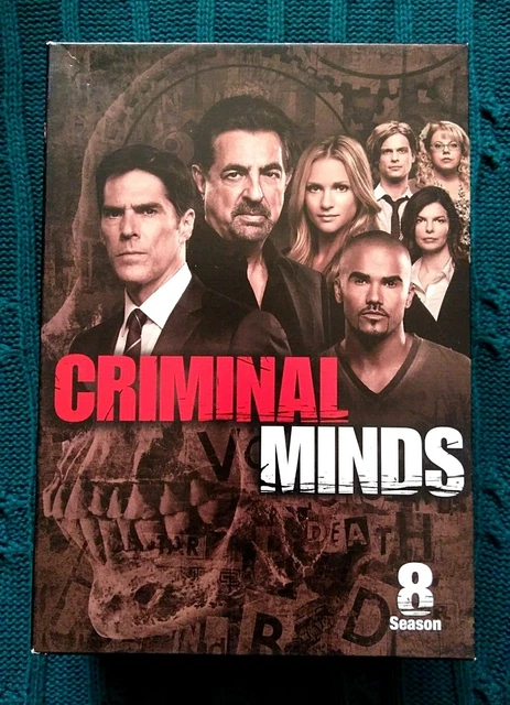 Criminal Minds - The Eight Season – Dvd, 6-Disc Box Set- R-1- Like New-Free Post
