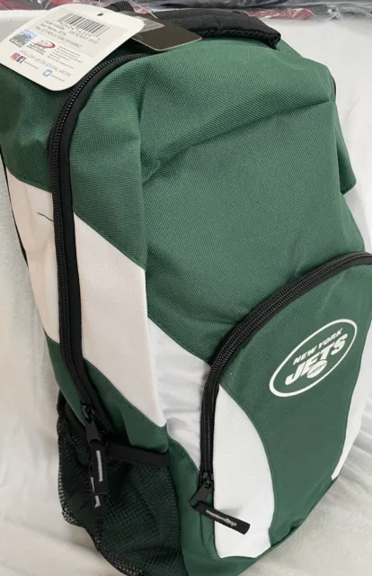 New York Jets Gear Backpack NFL measures 17 x 13 x 7 inches