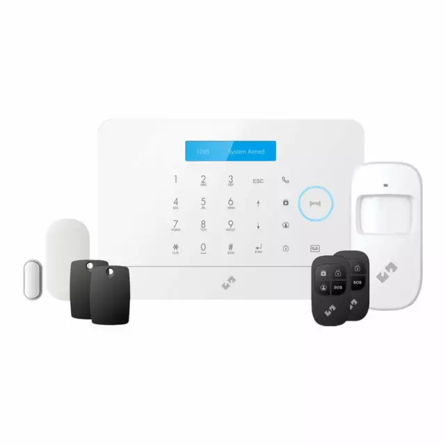 NIVIAN Sistema de alarma antirrobo en casa sin cargo -Wifi / GSM