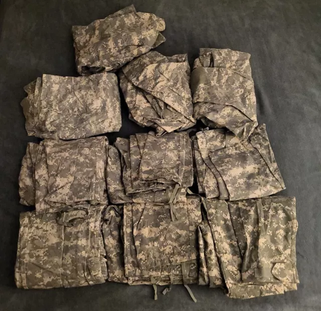 US Army ACU Digital Camo Coat & Pants Combat MEDIUM REGULAR Set LOT 4 With Extra