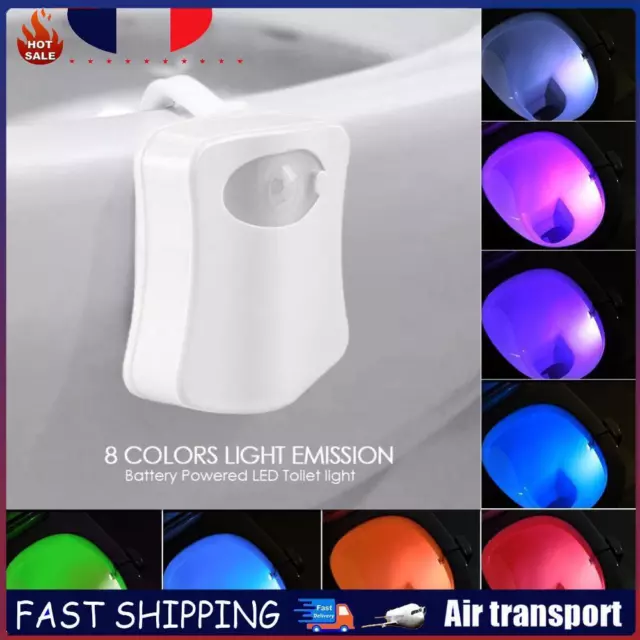 Smart Toilet Hanging Backlight LED Luminaria Battery Powered WC Seat Night Light