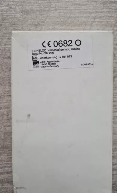 Honeywell EffEff Esser IDENTLOC Verschlußsensor Slimline 032236 EMA 561 MB