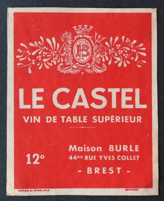 Vieille Étiquette Publicitaire Pâté Du Tambour Major – Périgueux – Label Vintage