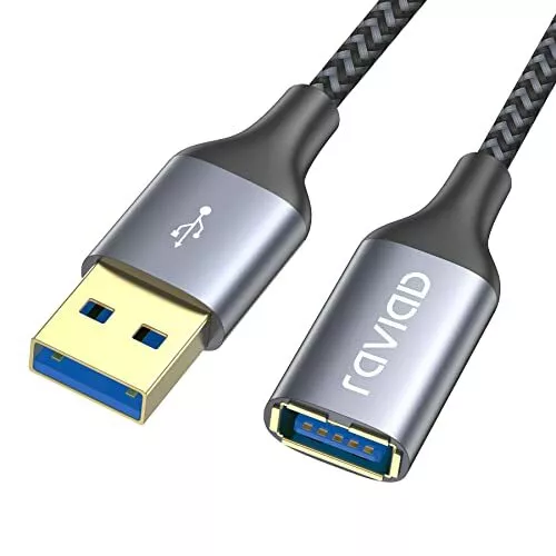 JSAUX Cable Rallonge USB 3.0 [2M] Câble Extension USB 3.0 Mâle A
