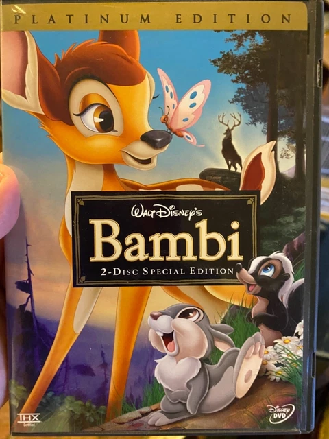 Walt Disney's BAMBI Platinum Edition 2 Disc SPECIAL EDITION DVD W SLIP CASE