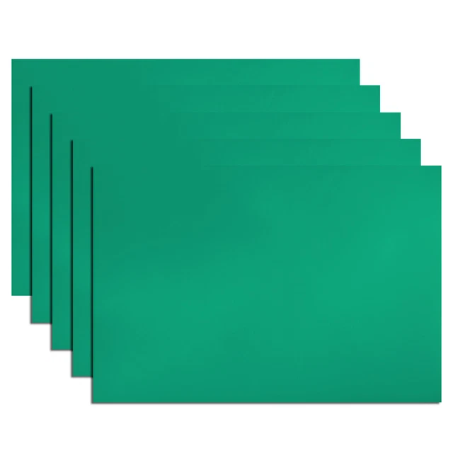 5 Pz Asciutto Cancella Flessibile Magnetico 11.7" x 8" Magnetico Foglio  Verde