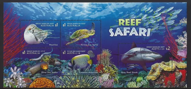 Australia 2018 Reef Safari  Miniature Sheet  Fine Used