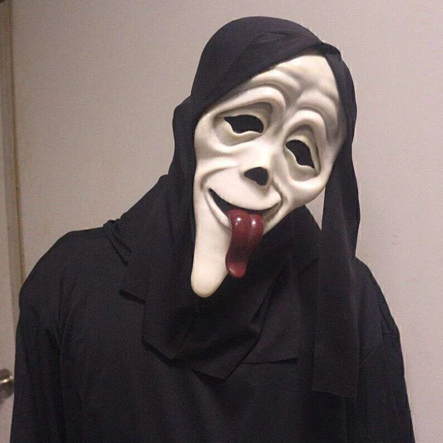 Masque Ghostface Halloween - Masque Scream Avec éclairage LED, Effet Sang, Pour Fête Déguisée