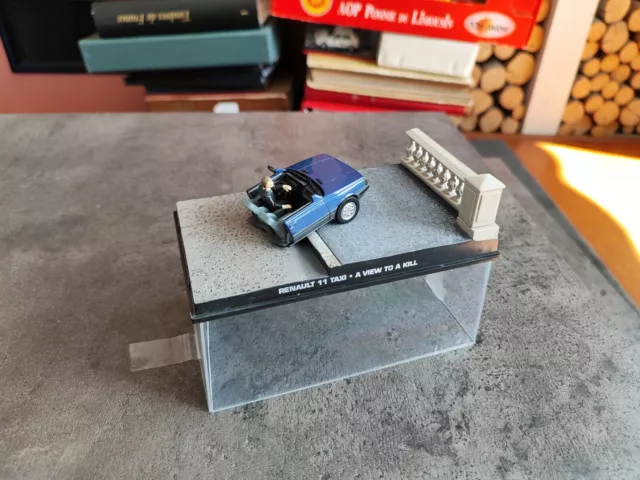1/43 Fabbri Voitures De James Bond 007 Renault 11 Taxi A View To A Kill Mib